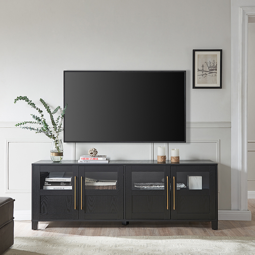 Camden&Wells - Holbrook TV Stand for Most TVs up to 75" - Black Grain