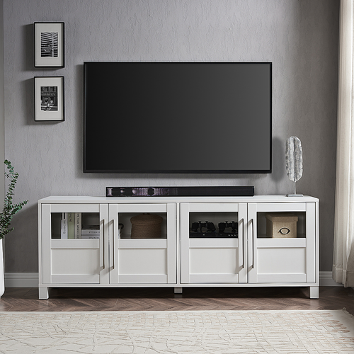 Camden&Wells - Holbrook TV Stand for Most TVs up to 75" - White