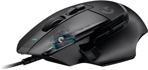 Logitech - G502 X Wired Hyper-fast scroll Gaming Mouse with HERO 25K Sensor - Black