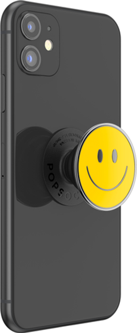 PopSockets - PopGrip Premium Cell Phone Grip and Stand - Enamel Be Happy