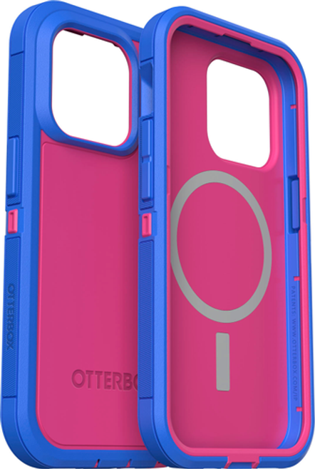 OtterBox - Defender Series Pro XT MagSafe Hard Shell for Apple iPhone 14 Pro - Blooming Lotus