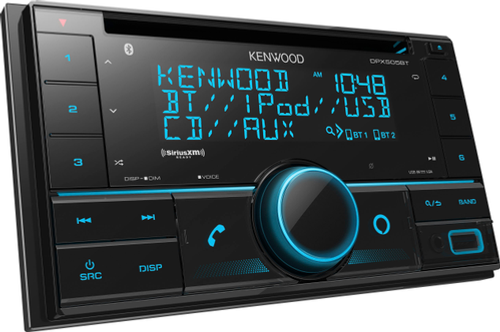 Kenwood - Built-in Bluetooth - In-Dash CD/DM Receiver - Black