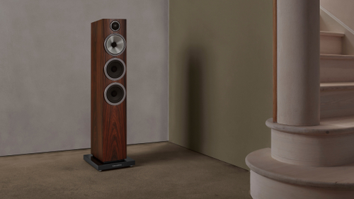 Bowers & Wilkins - 700 Series 3 Floorstanding Speaker w/5" midrange, dual 5" bass (each) - Mocha