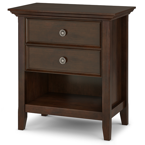 Simpli Home - Amherst Bedside Table - Russet Brown