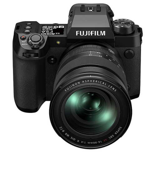 FUJIFILM X-H2 Mirrorless Camera Body, Black w/ FUJINON XF16-80mmF4 R OIS WR Lens Kit