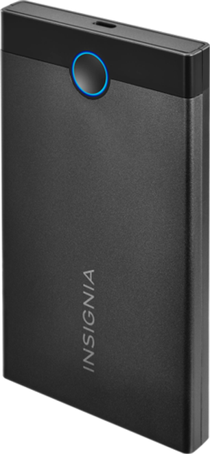 Insignia™ - 2.5" SATA to USB-C HDD Enclosure - Black