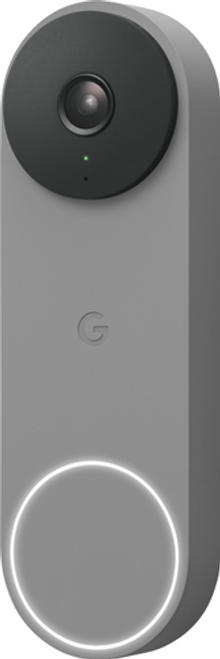 Google - Nest Doorbell Wired (2nd Generation) - Ash