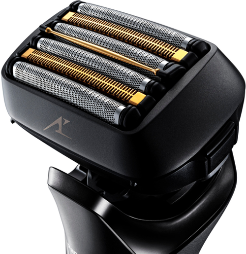 Panasonic - Arc6 Six-Blade Wet/Dry Electric Shaver with Automatic Cleaning and Charging Station - Black - Black