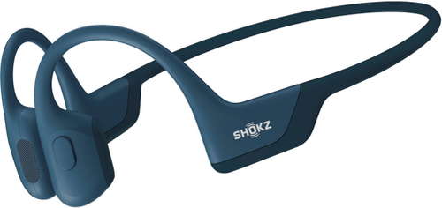 Shokz - OpenRun Pro Premium Bone Conduction Open-Ear Sport Headphones - Steel Blue
