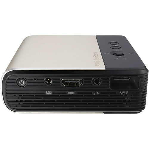 ASUS - ZenBeam E2 854 x 480 Wireless DLP Projector - Black, Gold