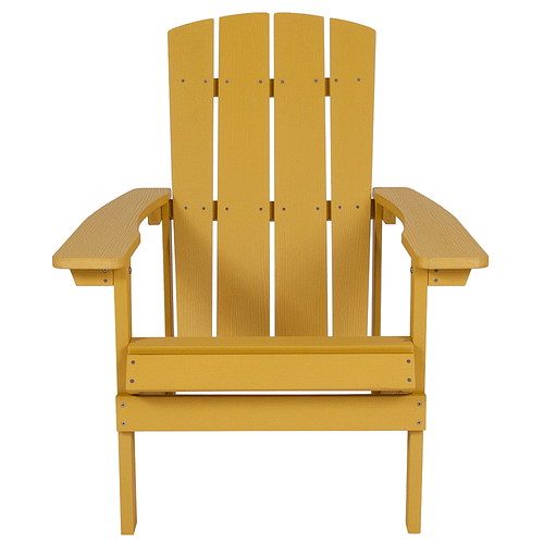 Flash Furniture - Charlestown Adirondack Chair - Yellow