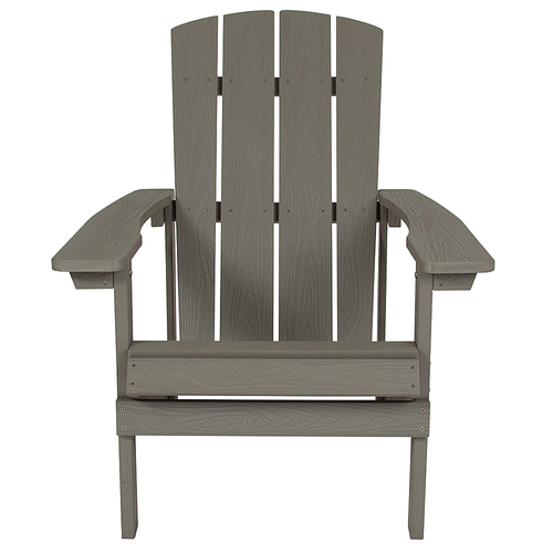 Flash Furniture - Charlestown Adirondack Chair - Gray