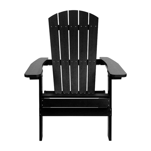 Flash Furniture - Charlestown Adirondack Chair (set of 2) - Black