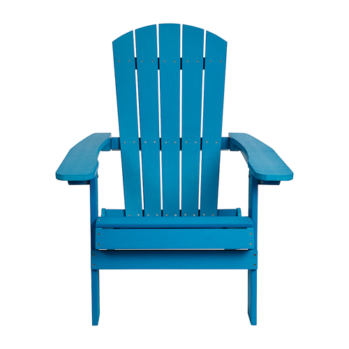 Flash Furniture - Charlestown Adirondack Chair (set of 4) - Blue