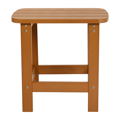 Flash Furniture - Charlestown Classic Adirondack Side Table - Teak