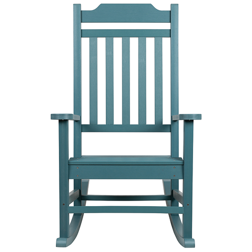 Flash Furniture - Winston Rocking Patio Chair - Teal