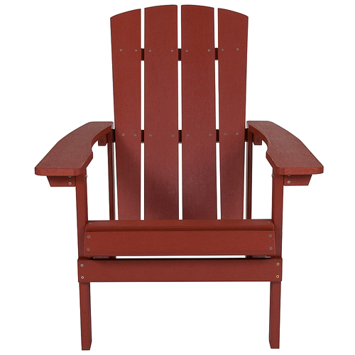 Flash Furniture - Charlestown Adirondack Chair (set of 2) - Red