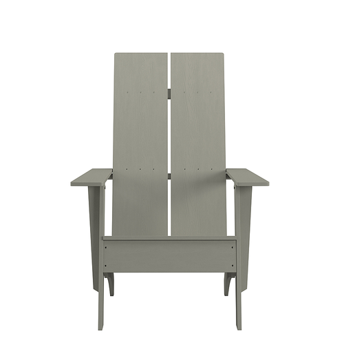 Flash Furniture - Sawyer Adirondack Chair - Gray