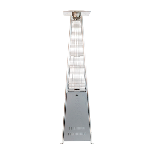 Flash Furniture - Sol 90" High Patio Heater - Silver