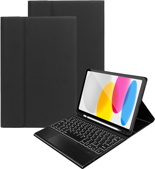 SaharaCase - Keyboard Case with Track Pad for Apple iPad 10.9" (10th Generation 2022) - Black