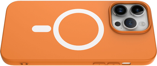 AMPD - Real Feel Soft Case with MagSafe for Apple iPhone 14 Pro Max - Orange