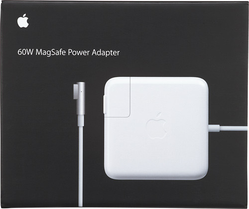 Apple - MagSafe 60W Power Adapter for MacBook® and 13" MacBook® Pro - White