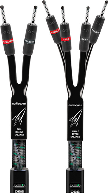 AudioQuest - 10' Speaker Cable - Black/Green/Gray