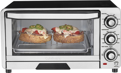 Cuisinart - Custom Classic Toaster Oven Broiler - Stainless-Steel