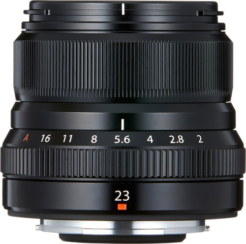 Fujifilm - Fujinon XF23mmF2 R WR Wide-angle Lens for Fujifilm X-Mount System Cameras - Black