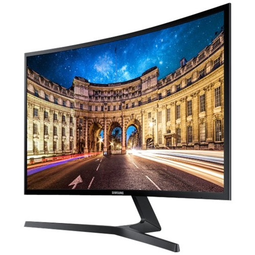 Samsung - CF398 Series C27F398FWN 27" LED Curved FHD FreeSync Monitor - High Glossy Black