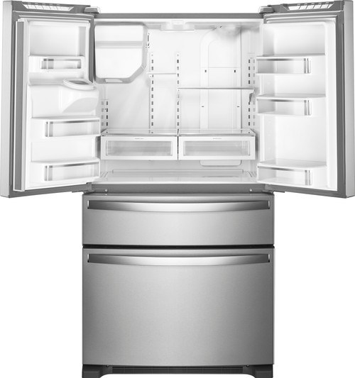 Whirlpool - 24.5 Cu. Ft. 4-Door French Door Refrigerator - Stainless steel