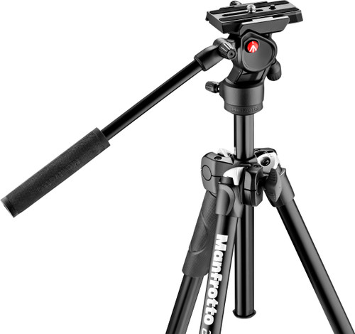 Manfrotto - 290 Tripod with Fluid Video Head - Black