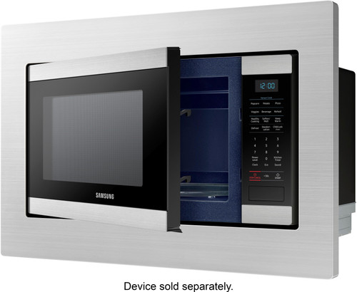 Samsung - 30" Trim Kit for Samsung MS19M8000AS Microwave - Stainless steel