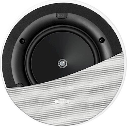 KEF - Ci-C Series 6-1/2" In-Ceiling Speaker (Each) - White