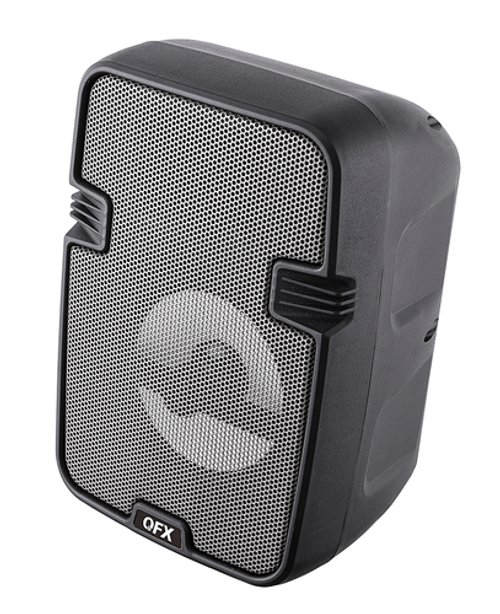 QFX - Bluetooth Speaker with LED Lights - Gray