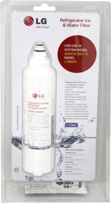 LG - Water Filter for Select LG Refrigerators - White