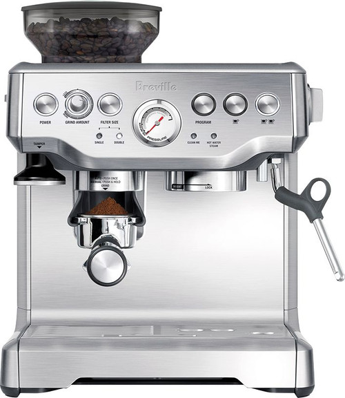 Breville - the Barista Express Espresso Machine with Integrated Grinder - Stainless Steel