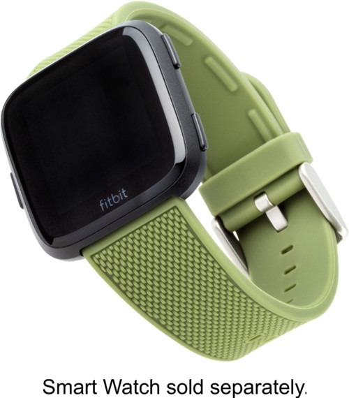 WITHit - Band Kit for Fitbit Versa, Versa Lite and Versa 2 (3-Pack) - Silver/Olive/Navy