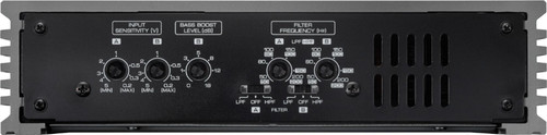 Kenwood - Class D Bridgeable Multichannel Amplifier with Variable Crossovers - Black