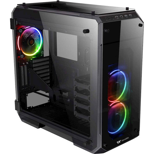 Thermaltake - View eATX Full-Tower Case - Black