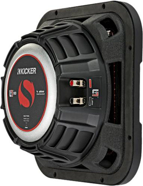 KICKER - Solo-Baric L7T 10" Dual-Voice-Coil 8-Ohm Subwoofer - Black