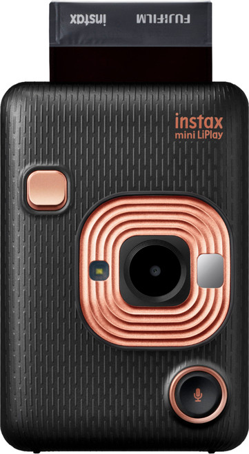 Fujifilm - instax mini LiPlay Instant Film Camera - Elegant Black