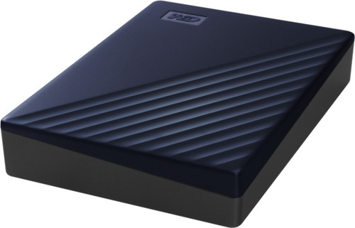 WD - My Passport for Mac 4TB External USB 3.0 Portable Hard Drive with Hardware Encryption (Latest Model) - Blue