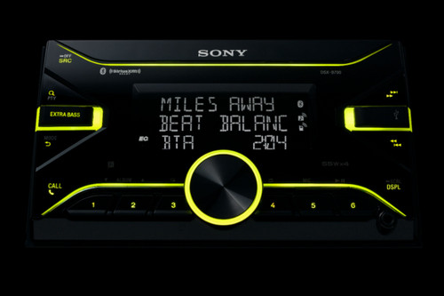 Sony - Built-in Bluetooth - In-Dash Digital Media Receiver - Black