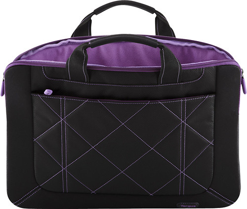 Targus - Pulse Laptop Sleeve - Black/Purple