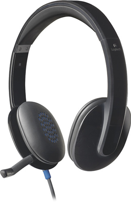 Logitech - H540 On-Ear USB Headset - Black