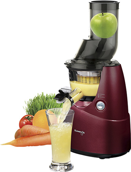 Kuvings - Wide-Mouth Slow Juicer - Pearl Red