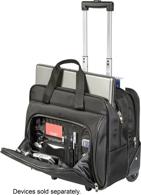 Targus - Metro Rolling Laptop Case - Black