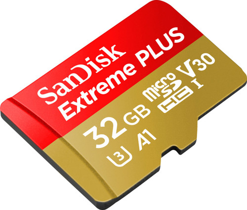 SanDisk - Extreme PLUS 32GB microSDHC UHS-I Memory Card