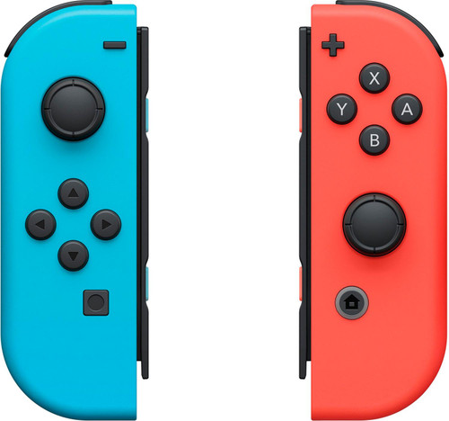 Nintendo - Joy-Con (L/R) Wireless Controllers for Nintendo Switch - Neon Red/Neon Blue